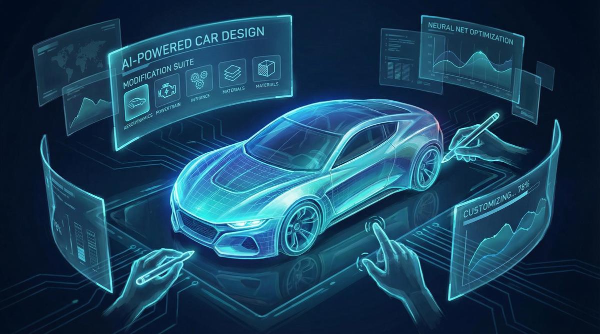 国产视频AI汽车改装视频设计